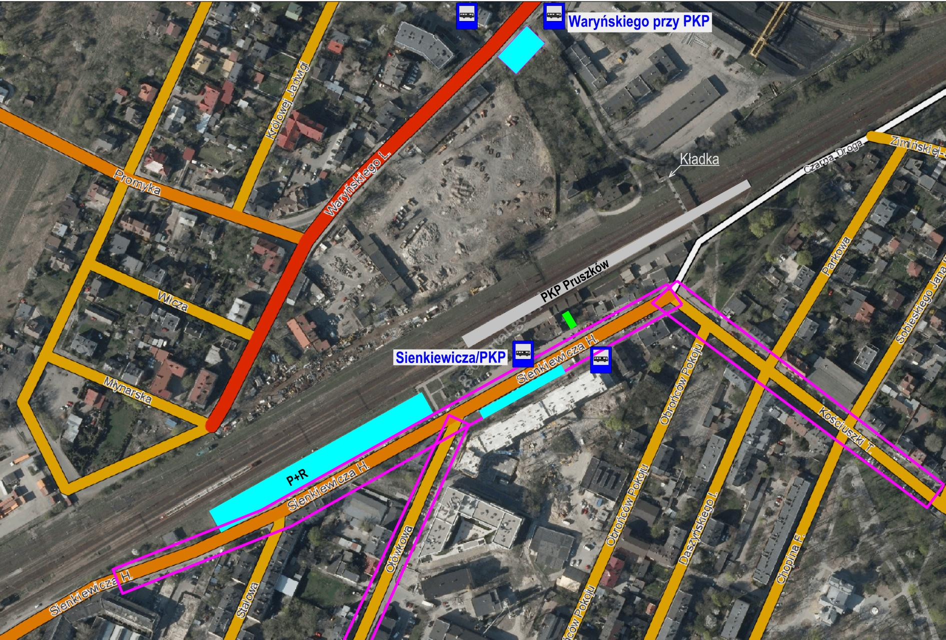 Plan zrównoważonego rozwoju publicznego transportu zbiorowego miasta Pruszków.