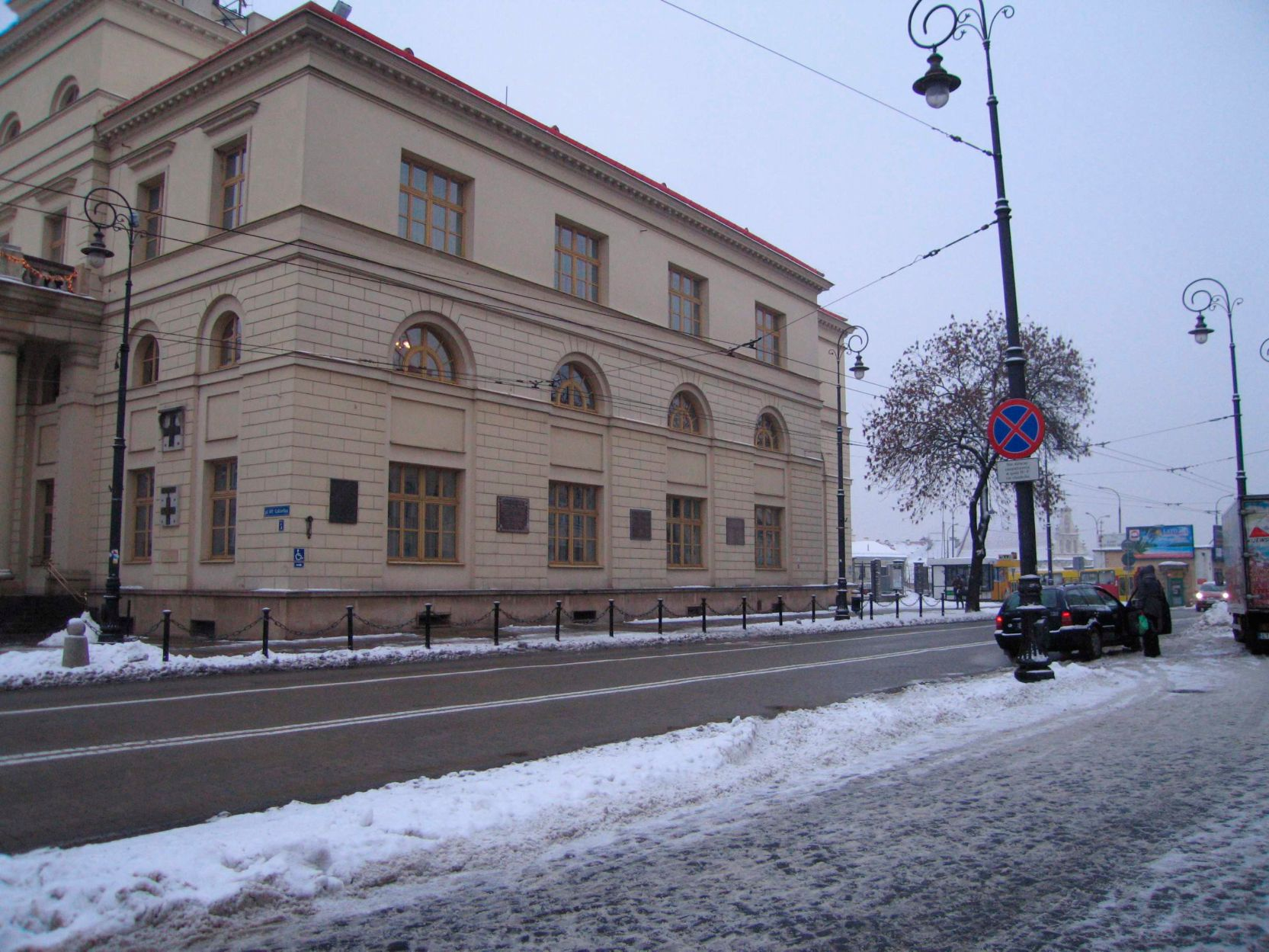 Ikonografia Nowa 2 obecnie/currently, nie istnieje Widok na ul. Lubartowską i Magistrat, dawna Nowa 2, fot. Alicja Magiera, 2010.