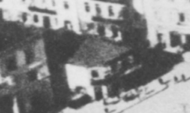 Panorama Lublina, lata 30./Panorama of Lublin in the 1930s, Fragment panoramy Lublina, lata 30., ul.