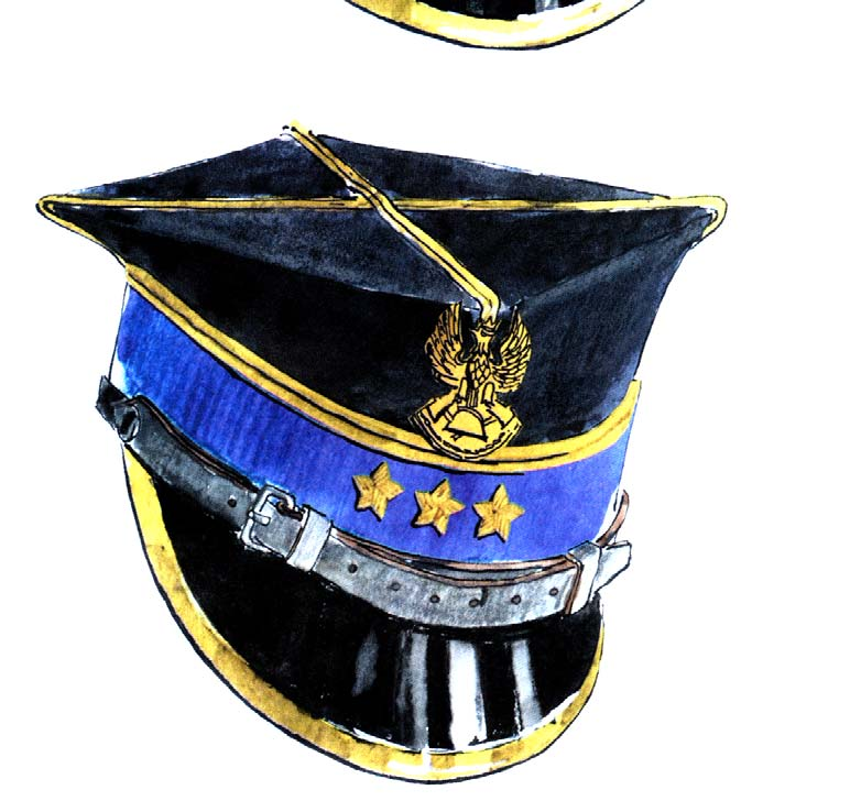 czapka wyjściowa młodszego oficera