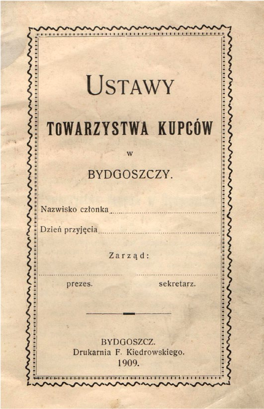 22 historia Małgorzata Gęsikowska Znakomite położenie miasta miało niewątpliwy wpływ na rozwój poprzez szlaki handlowe. Nawet burzliwe czasy zaborcze niekiedy bardzo pomagały aktywności kupieckiej.