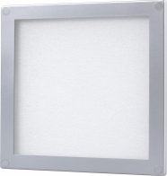 22. FOTON nowoczesna oprawa LED, kwadratowa zeskanuj kod QR smartfonem zobacz film jak to działa 100 mm 100 mm 5 mm 3W MINI 170(lm) 130(lm) NU 140(lm) FOTON-( kolor oprawy)-( barwa światła)-01 23.