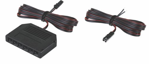 81. Układ zasilający do LED 1,8W ZSIM-12DC-1,8W-MNW wyłącznik nożny. 6 opraw LED 1,8W Do układu można podłączyć. 6 opraw LED o sumarycznej mocy nie przekraczającej 1,8W. 82.