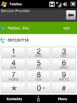 16 Skrócony przewodnik 9. Nawiązywanie pierwszego połączenia 1. Na ekranie głównym wybierz Telefon. 2. Naciskaj przyciski klawiatury, aby wprowadzić numer telefonu.