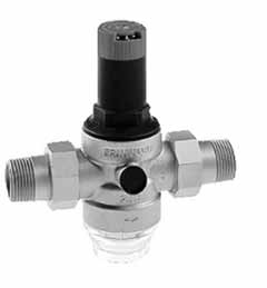 Systemy regulacyjne Regulatory ciśnienia Honeywell Regulatory ciśnienia D04, D05F, D06F Honeywell D04 Regulatory ciśnienia chronią instalację wodną przed nadmiernym ciśnieniem wejściowym.