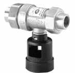 Systemy regulacyjne Izolatory przepływów zwrotnych Danfoss Socla Izolatory przepływów zwrotnych Danfoss Socla typ BA2760, BA4760, CA296 BA2760 izolator przepływów zwrotnych gwintowany zewnętrznie.