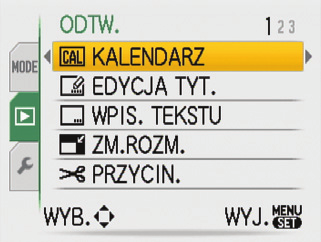 Przygotowania Korzystanie z menu Aby w pełni wykorzystać możliwości aparatu, użytkownik ma do dyspozycji szereg funkcji i może wybierać ustawienia z różnych menu.