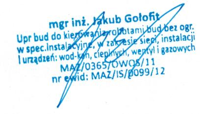 Podpisy członków zespołu kontrolnego: Marika Salach Jakub Gołofit Wnioski pokontrolne: Na podstawie przeprowadzonej kontroli okresowej