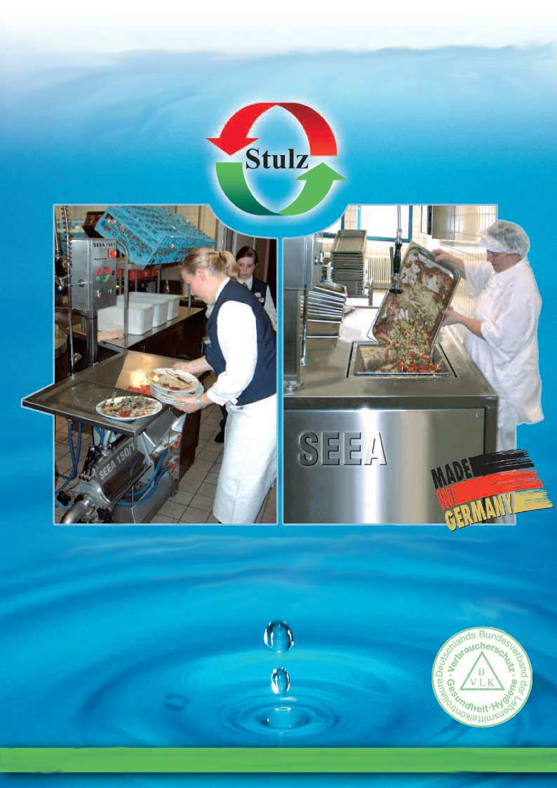 Stulz technologia do redukcji odpadów kuchennych Urządzenia osuszające i odwadniające dla odpadów kuchennych i żywności.