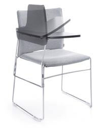 ARIZ opcja z blatem Blacik (B) - z lewej lub z prawej strony, występuje tylko w wersji krzeseł bez podłokietników.