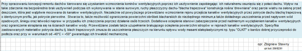 Strona8 Odcinki blachy wzmacniającej są o minimalnym łuku,