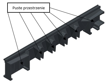 200 MECHANIK NR 8-9/2015 od dziesiątych części mikrometrów do około dziesięciu milimetrów [4]. Na rysunku 2 przedstawiono izometryczny widok korpusu, który został poddany analizie.