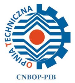 CNBOP-PIB OT-0004/2014 z dnia 27 października 2014 r. strona 8/10 5.2 Wzór znaku OPINIA TECHNICZNA CNBOP-PIB 6. USTALENIA FORMALNE 6.