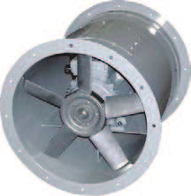 wentylatory osiowe AFC-HT Zastosowanie Wentylatory AFC-HT s¹ odpowiednie do stosowania w instalacjach wentylacyjnych, gdzie jest potrzeba transportu powietrza o wysokiej temperaturze.