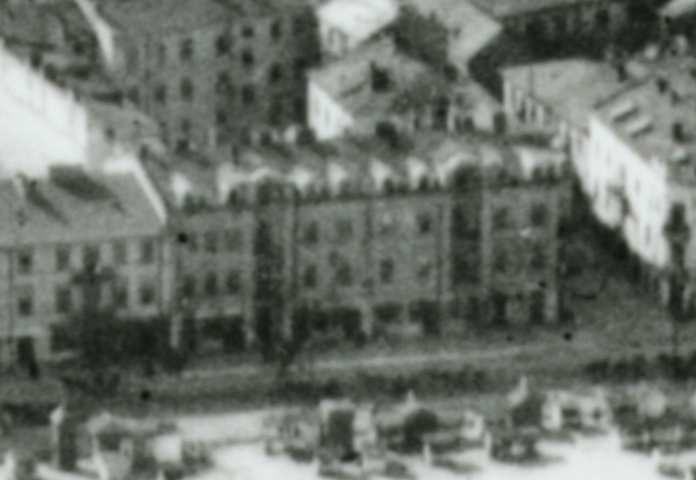 Lubartowska 18/Probostwo 2 Panorama Lublina, lata 30./Panorama of Lublin in the 1930s, Fragment panoramy Lublina, lata 30., ul.