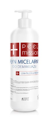 Demakijaż wacikiem Demakijaż wykonywany za pomocą dłoni i pianki Płyn micelarny 500 ml UPREMOVER FOAM BEFORE COSMETIC PROCEDURE 200 ml CERA SUCHA Dzięki zawartości destylatu z płatków róży działa