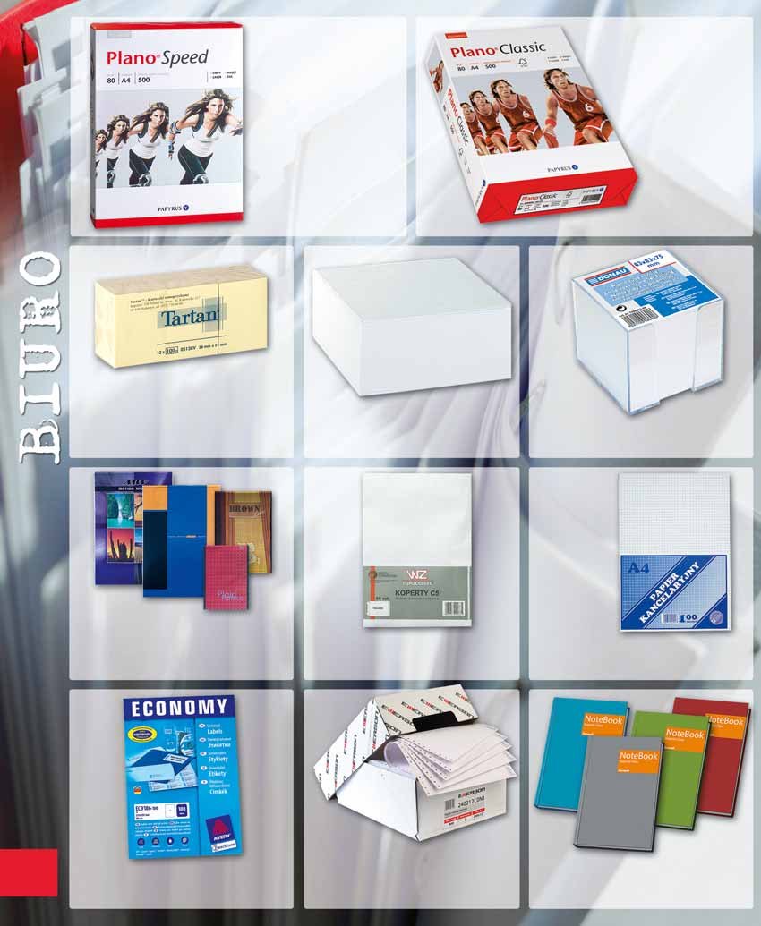 PAPIER KSERO PLANO SPEED 80 G pakowany po 5 szt. 15235534 8. 09 8 1 szt. z VAT 9.95 PAPIER KSERO PLANO CLASSIC 80 G pakowany po 5 szt. 24296840 1 szt. z VAT 11.