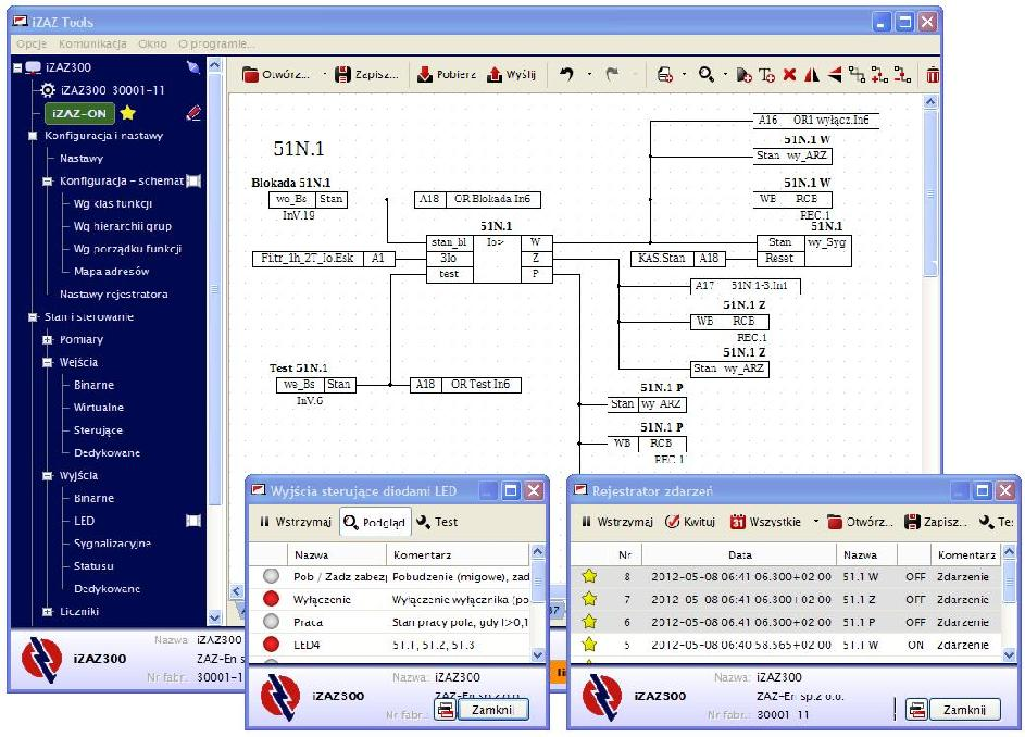 izaz200 33 / 40 Instrukcja obsługi 9.2. Obsługa za pomocą komputera PC. Zespół może być obsługiwany z wykorzystaniem stacjonarnego lub przenośnego komputera klasy PC oraz oprogramowania izaz Tools.