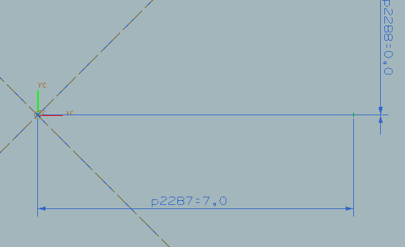 22. Poleceniem extrude wyciągnąć szkic na wskroś blachy. 23.