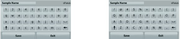 14 Capacity Bar (linijka możliwości): gdy opcja jest włączona (ON), linijka możliwości jest wyświetlana w polu referencyjnym. Linijka pokazuje aktualną masę jako wartość procentowa zakresu ważenia.