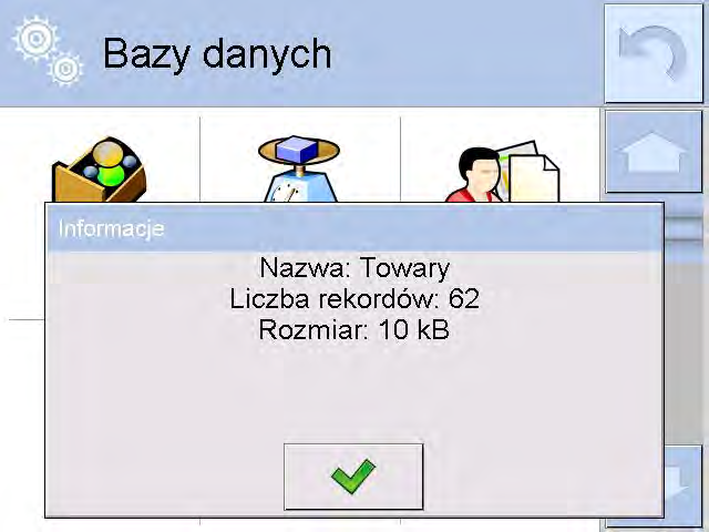 30.1. Operacje możliwe do wykonania w bazach danych Operacje na bazach danych są dostępne tylko dla uprawnionego użytkownika. Aby edytować Bazy, należy: Nacisnąć i przytrzymać pole z ikoną danej bazy.