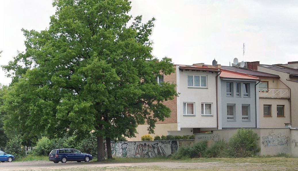 Fot. 3. Widok terenu opracowania od strony Starogardzkiego Centrum Kultury w kierunku północno-wschodnim.