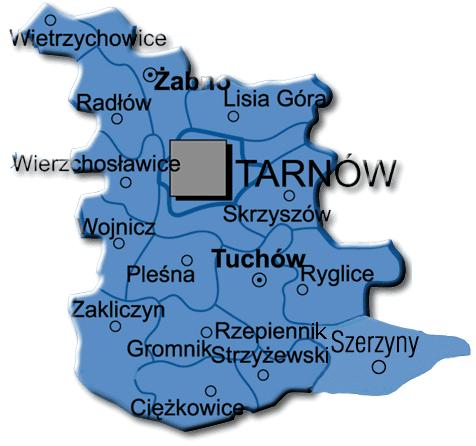 2.CHARAKTERYSTYKA MIEJSCOWOŚCI WOŹNICZNA 2.1. Położenie miejscowości Z geograficznego punktu widzenia Woźniczna leży na skraju Pogórza Ciężkowickiego.