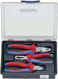 VDE S 8003 ZESAW SZCZYIEC VDE Z ZANURZENIOWĄ IZOLACJĄ 3-częściowy akowane w ekologicznych kartonach Ramiona izolowane VDE do 1000 V wg EN 60900 / IEC 60900:2004, izolacja zanurzeniowa: 2-warstwowa