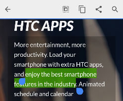 53 Pierwszy tydzień korzystania z nowego telefonu Praca z tekstem Zaznaczanie, kopiowanie i wklejanie tekstu W aplikacjach HTC, takich jak Poczta i Wiadomości, można zaznaczyć i skopiować tekst, a