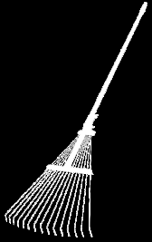 narzędzia ogrodowe 257 Grabie do liści Garden rake Грабли Fächerbesen Grabie do liści metalowy trzonek Harrow Грабли с металл.