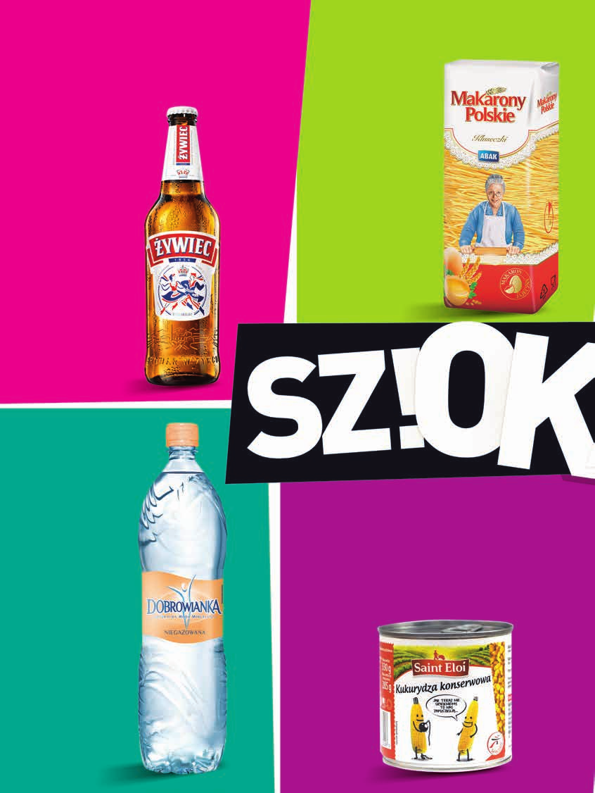 31% od 10% 1,99 2,89 PIWO JASNE ŻyWIEc 0,5 l, 3,98 zł / 1 l butelka zwrotna Osobom do lat 18 alkoholu nie sprzedajemy.