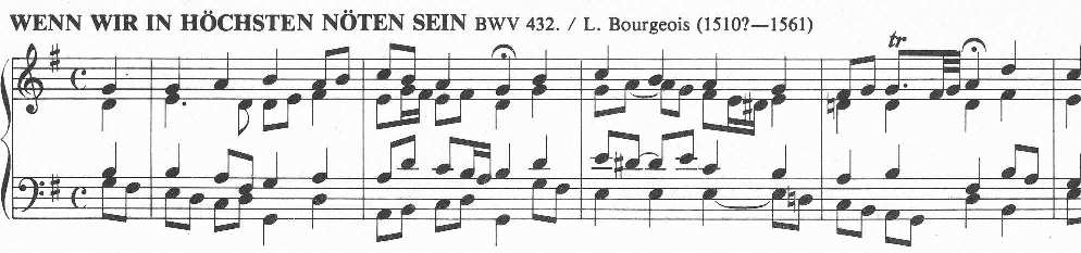 18 Strona Was betrübst du dich, mein Herze Co ci zasmuca, moje serce Bach BWV 423 Inwencja 3gł g Wenn wir in höchsten Nöten sein Gdy jeste my w najwi kszej potrzebie L.