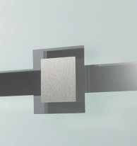 Detal: Model 6270 matowe szkło z przeźroczystymi pasami aplikacja - optyka stali szlachetnej 6270 oszklenie 2-szybowe: matowe