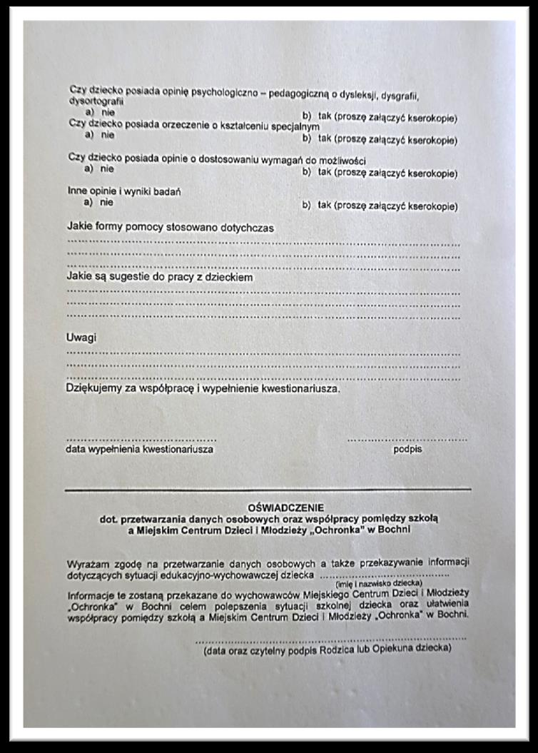 Metody, narzędzia pracy w placówce i