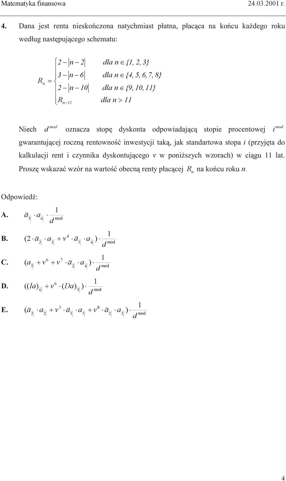 Nech mod d. $ v & + * % 0cu rou. mod "#' d A.
