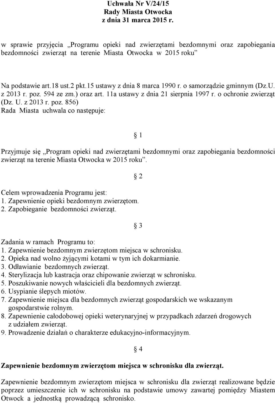 15 ustawy z dnia 8 marca 1990 r. o samorządzie gminnym (Dz.U. z 2013 r. poz.
