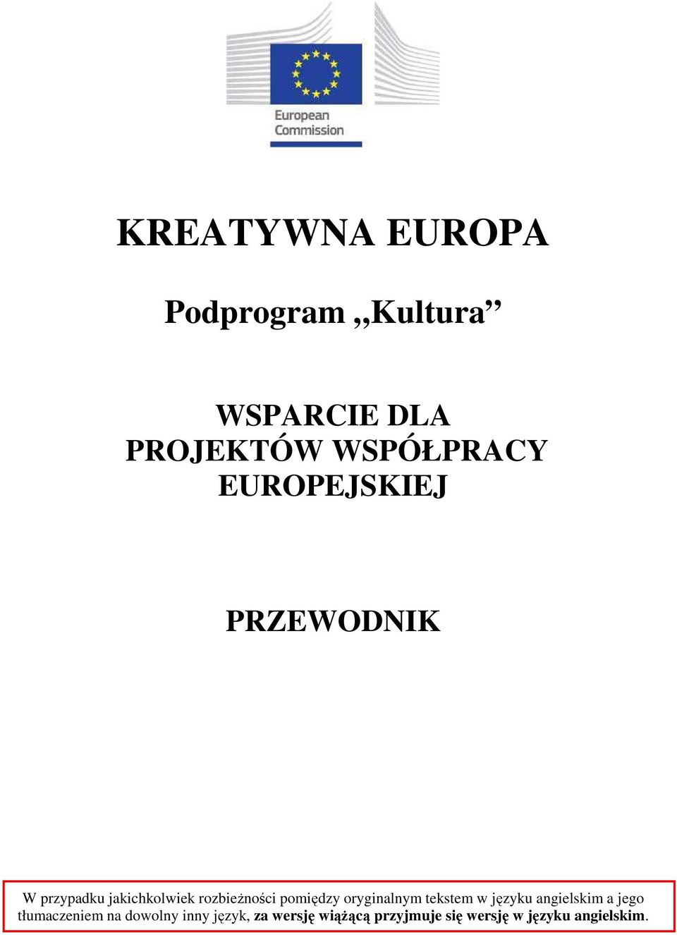 pomiędzy oryginalnym tekstem w języku angielskim a jego tłumaczeniem