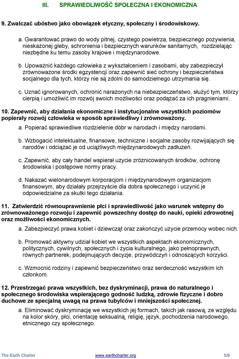 międzynarodowe. b.