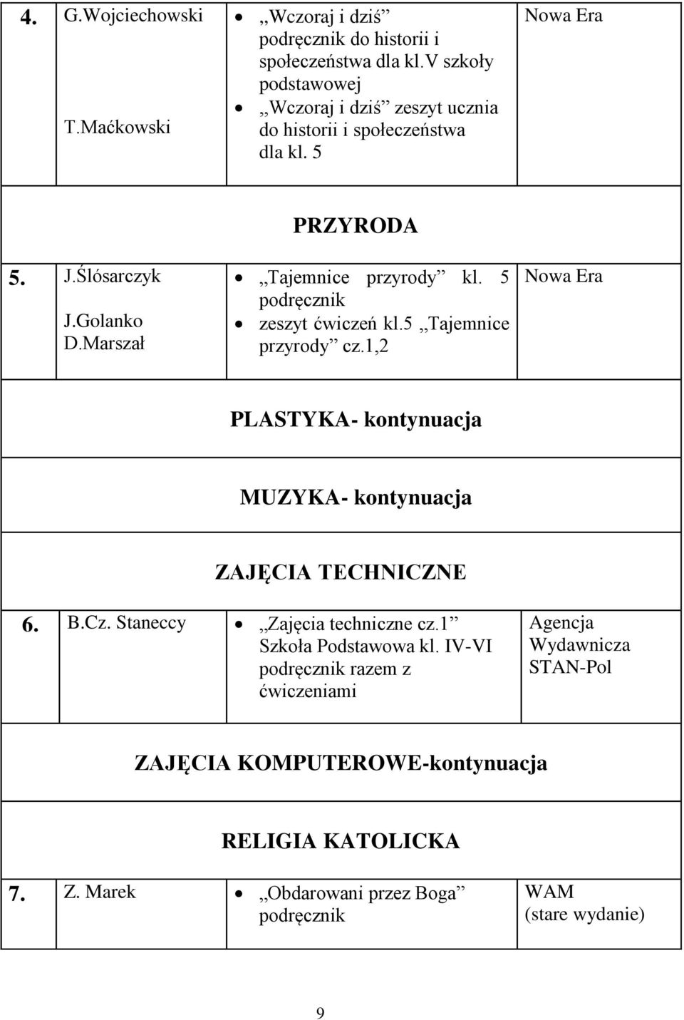Marszał PRZYRODA Tajemnice przyrody kl. 5 podręcznik zeszyt ćwiczeń kl.5 Tajemnice przyrody cz.