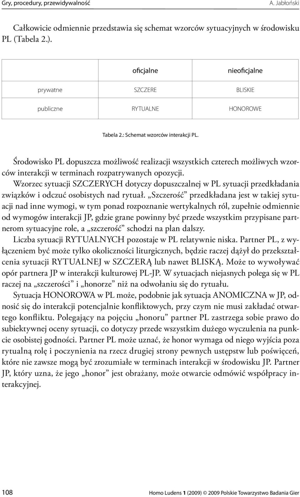 Środowisko PL dopuszcza możliwość realizacji wszystkich czterech możliwych wzorców interakcji w terminach rozpatrywanych opozycji.