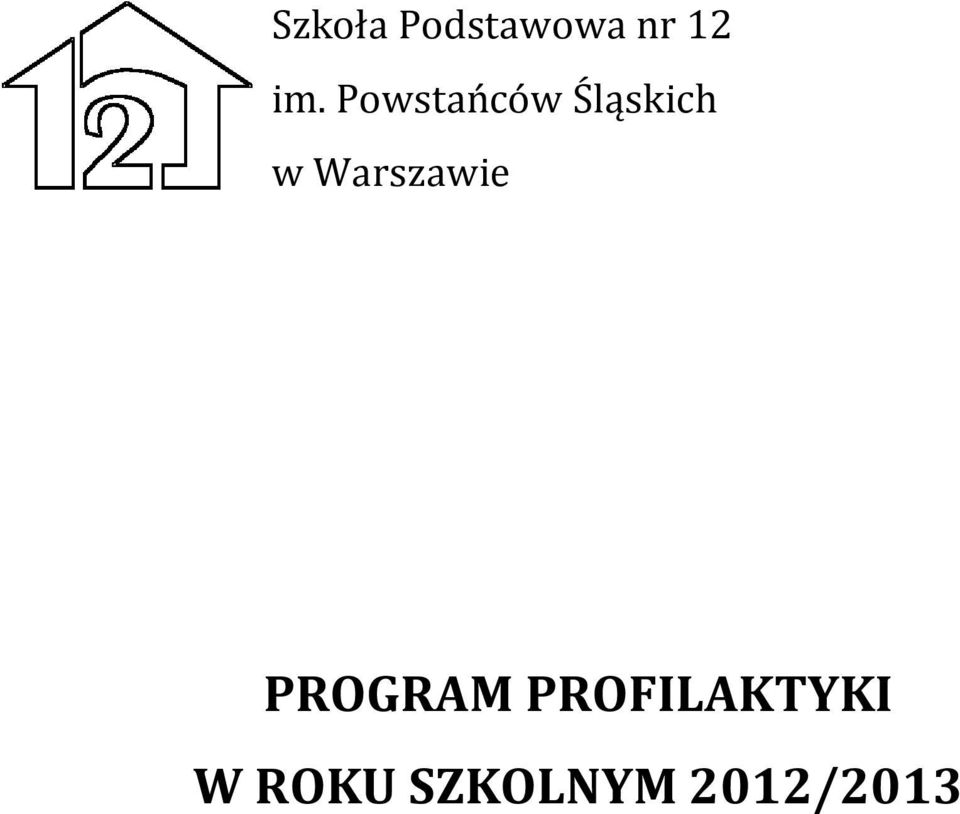Warszawie PROGRAM