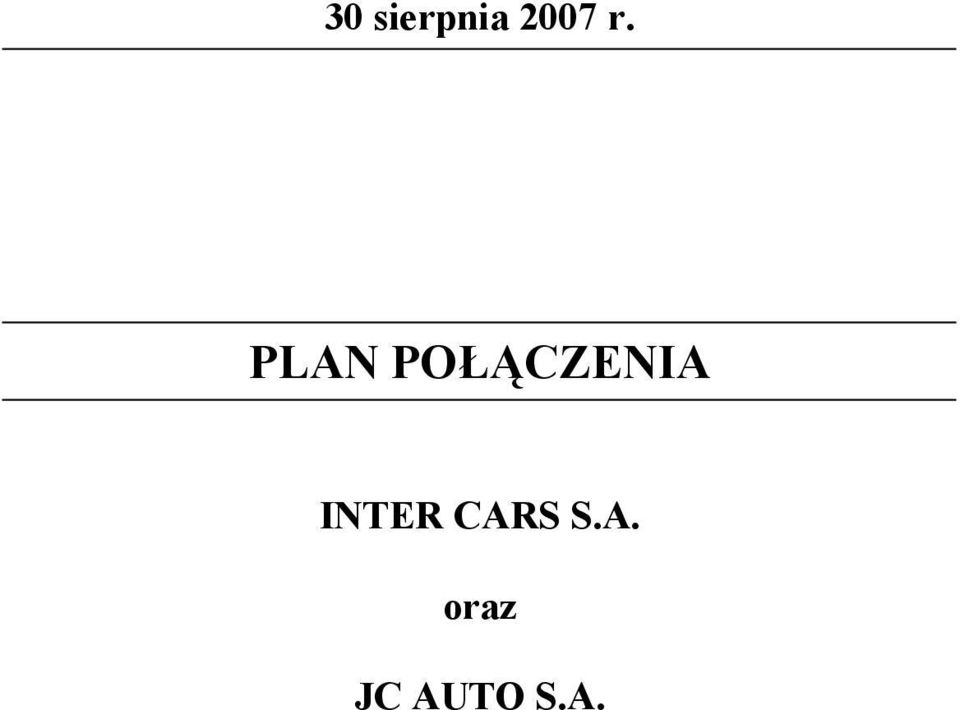 POŁĄCZENIA INTER