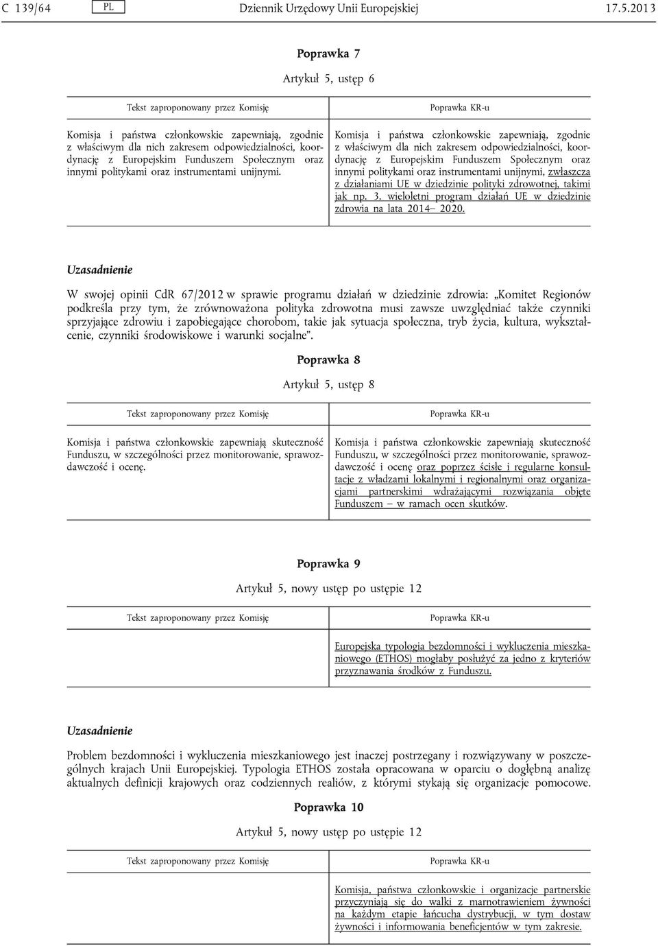 politykami oraz instrumentami unijnymi.