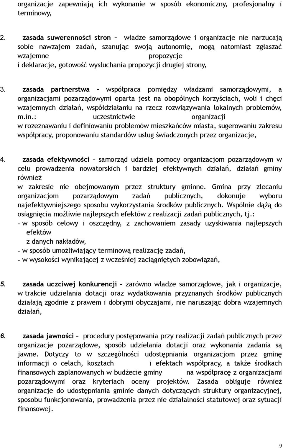 propozycji drugiej strony, 3.
