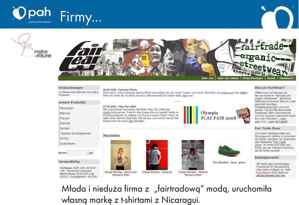 z fairtradową modą,