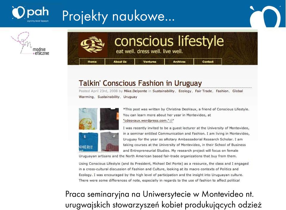 Uniwersytecie w Montevideo nt.