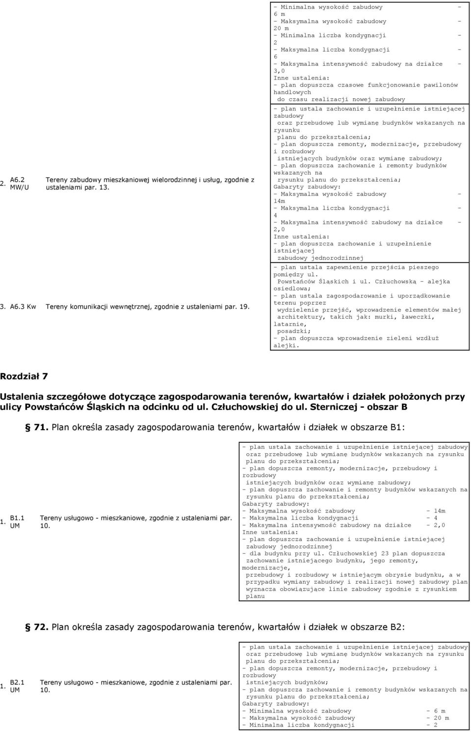 funkcjonowanie pawilonów handlowych do czasu realizacji nowej zabudowy zabudowy oraz przebudowę lub wymianę budynków wskazanych na rysunku planu do przekształcenia; - plan dopuszcza remonty,