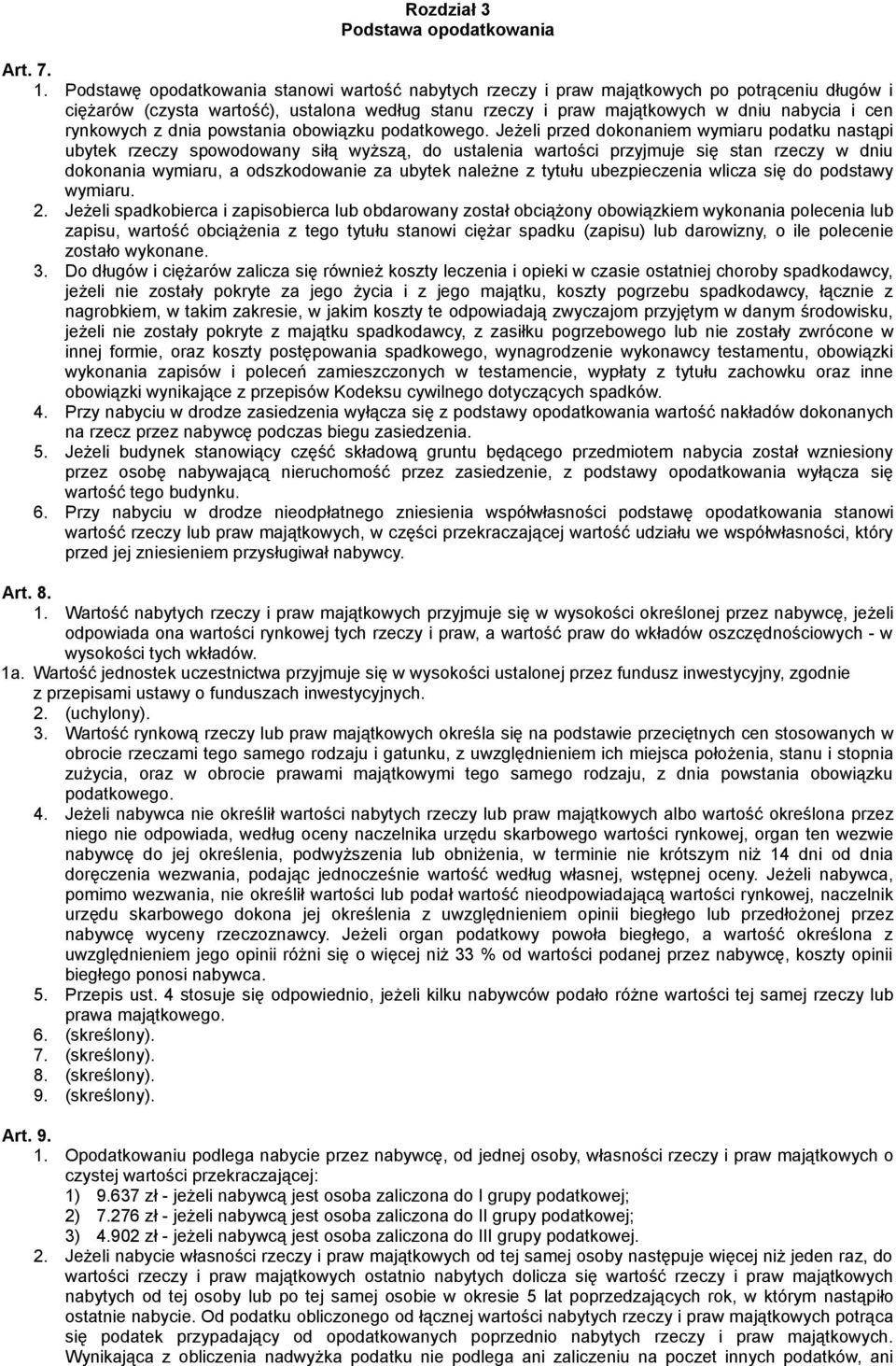 rynkowych z dnia powstania obowiązku podatkowego.