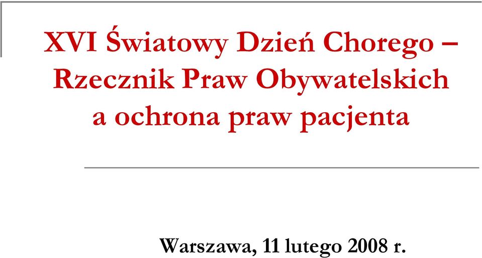 Obywatelskich a ochrona