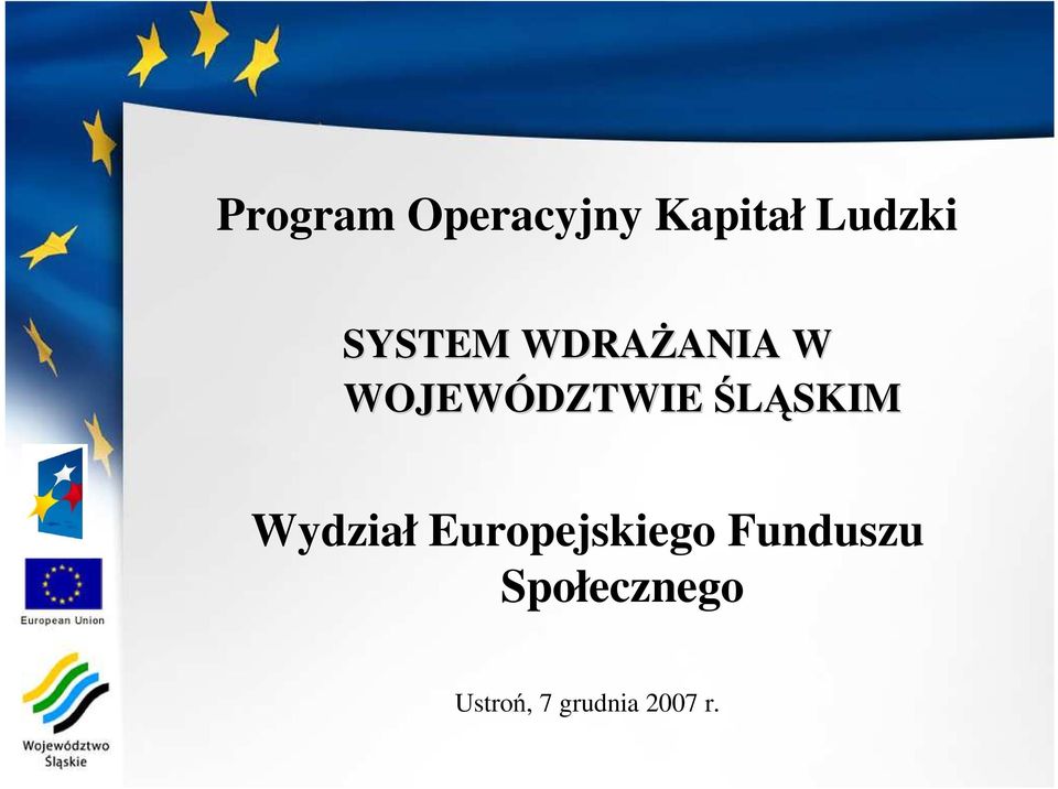 SKIM Wydział Europejskiego Funduszu